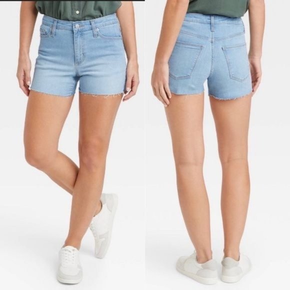 Universal Thread Shorts Womens Highrise Midi Jean Shorts Color
